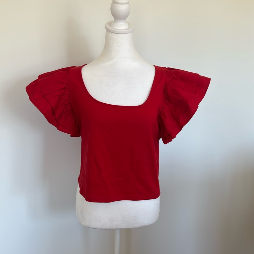 A New Day Red Blouse